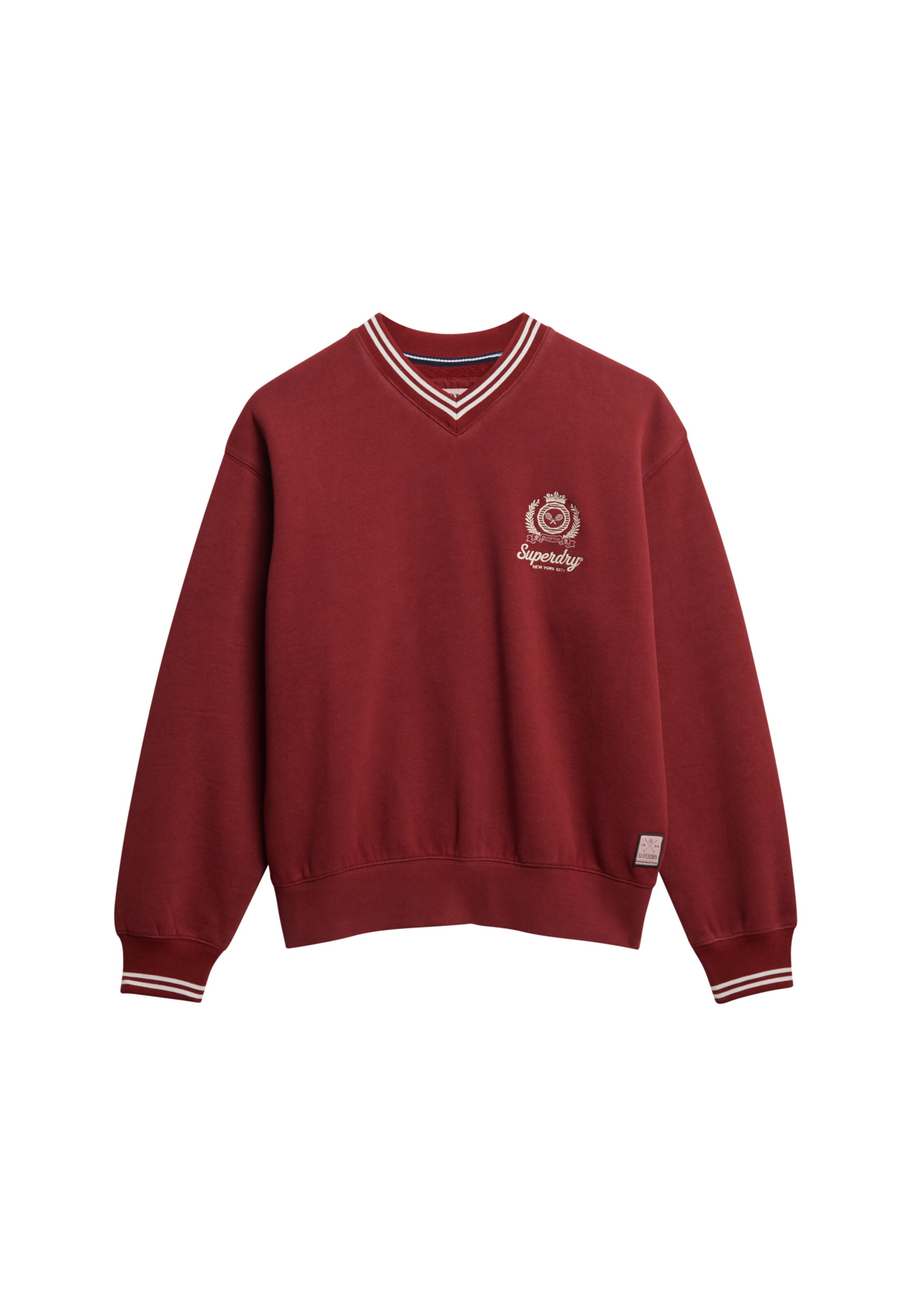 Superdry Sweatshirt 'Country Club' in Rood: voorkant
