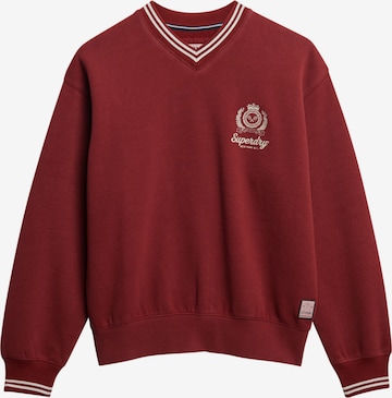 Superdry Sweatshirt 'Country Club' in Rood: voorkant