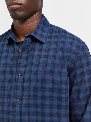 SELECTED HOMME Regular fit Button Up Shirt 'Reglee' in Blue