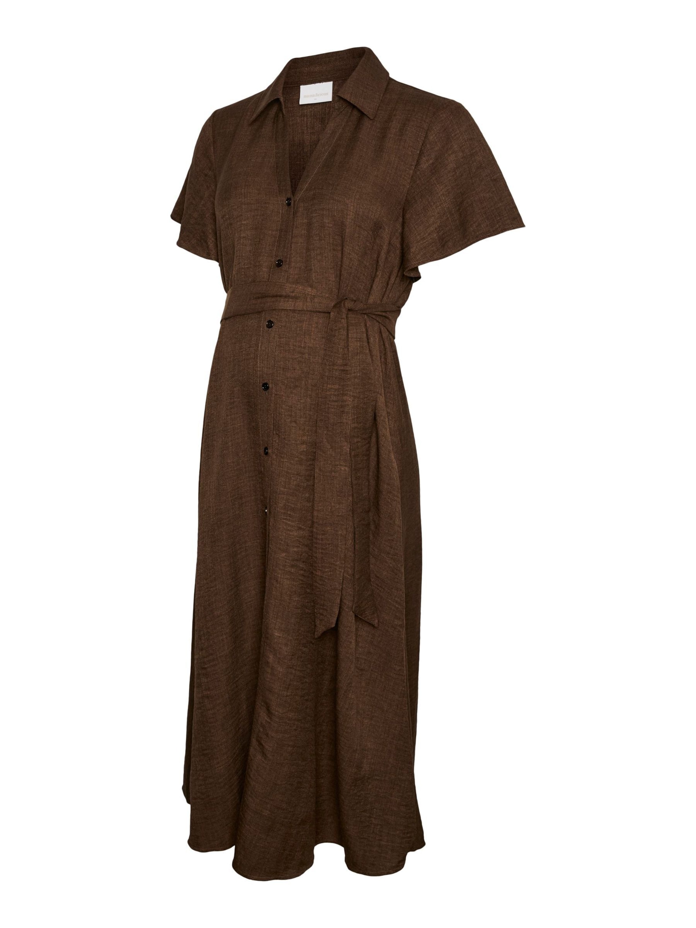 MAMALICIOUS Kleid 'MLLifina' in schoko, Produktansicht