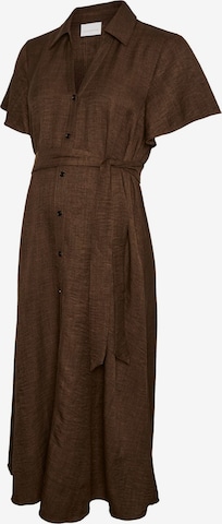 MAMALICIOUS Jurk 'MLLifina' in Bruin: voorkant