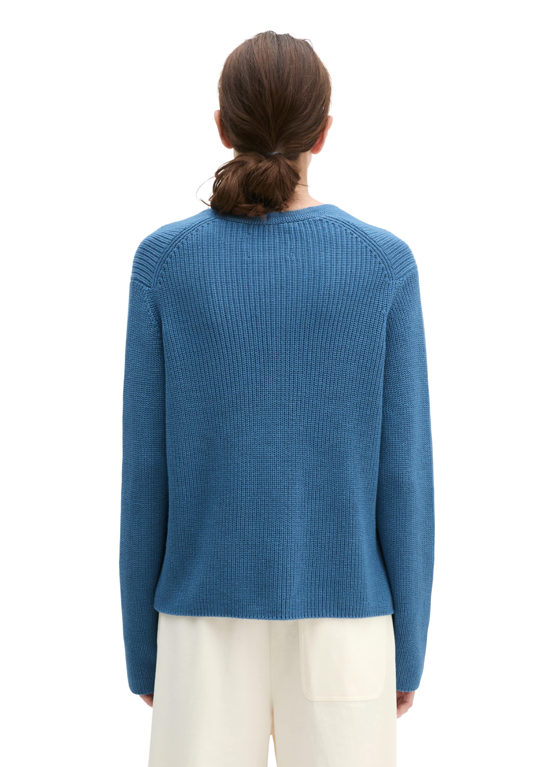 Marc O'Polo Gebreid vest in Blauw