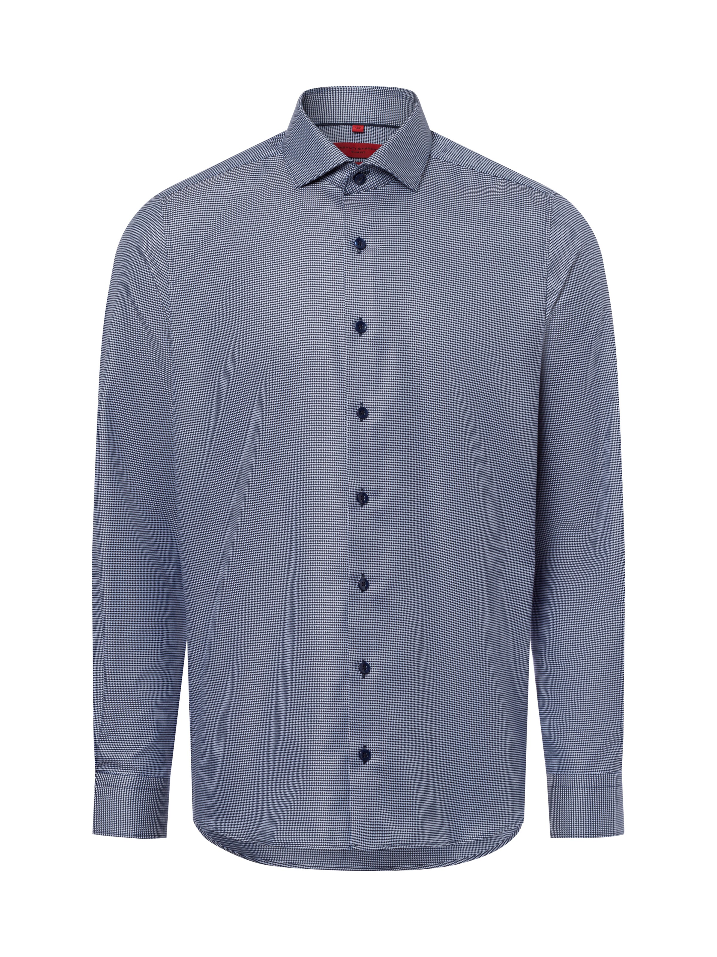 Finshley & Harding Businesshemd ' ' in Blau: Vorderseite