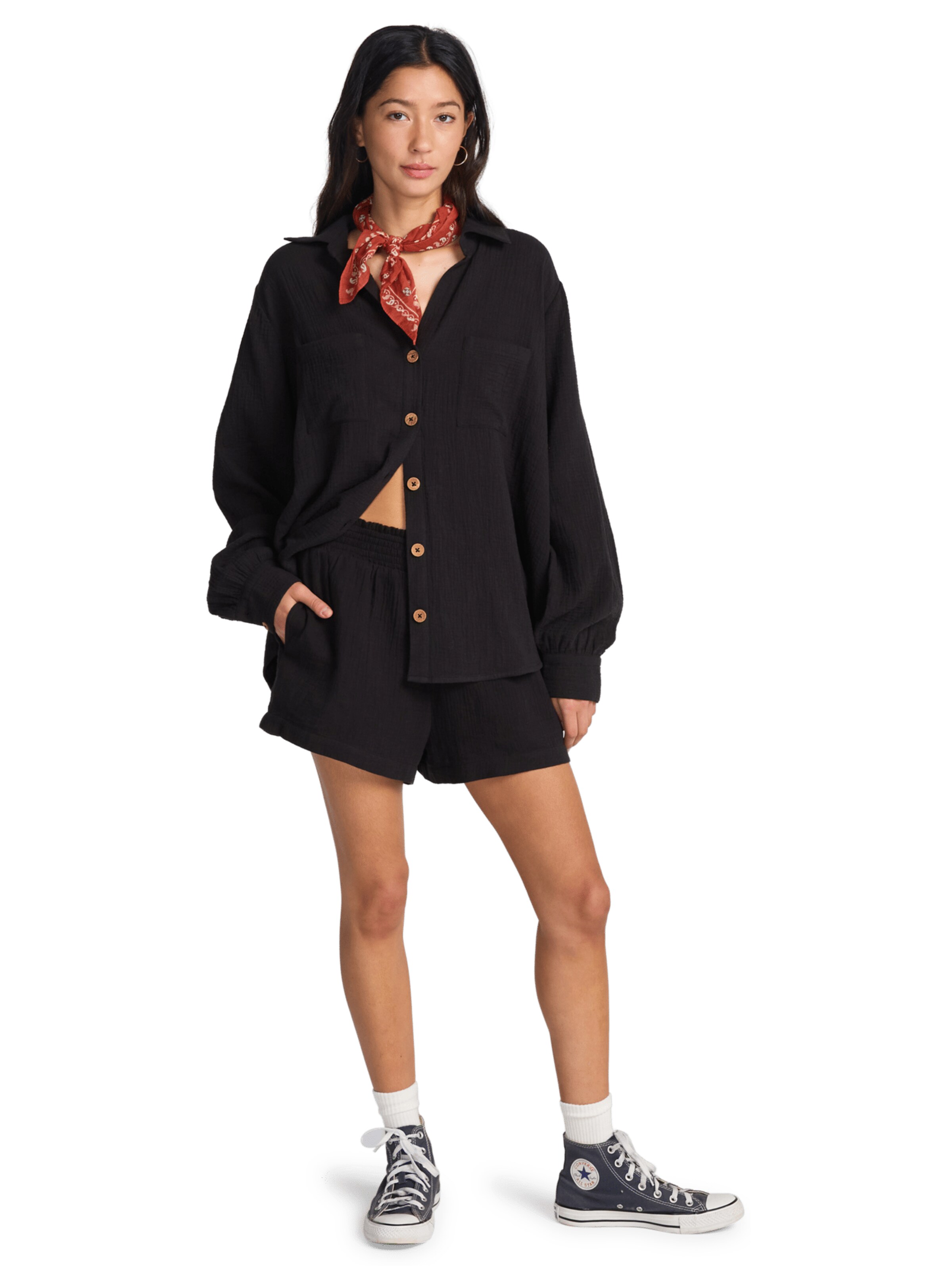 BILLABONG Loosefit Hose in Schwarz