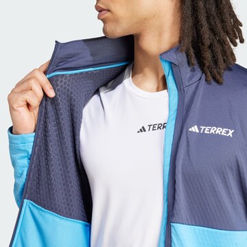 ADIDAS TERREX Funktionsfleecejacke in Blau