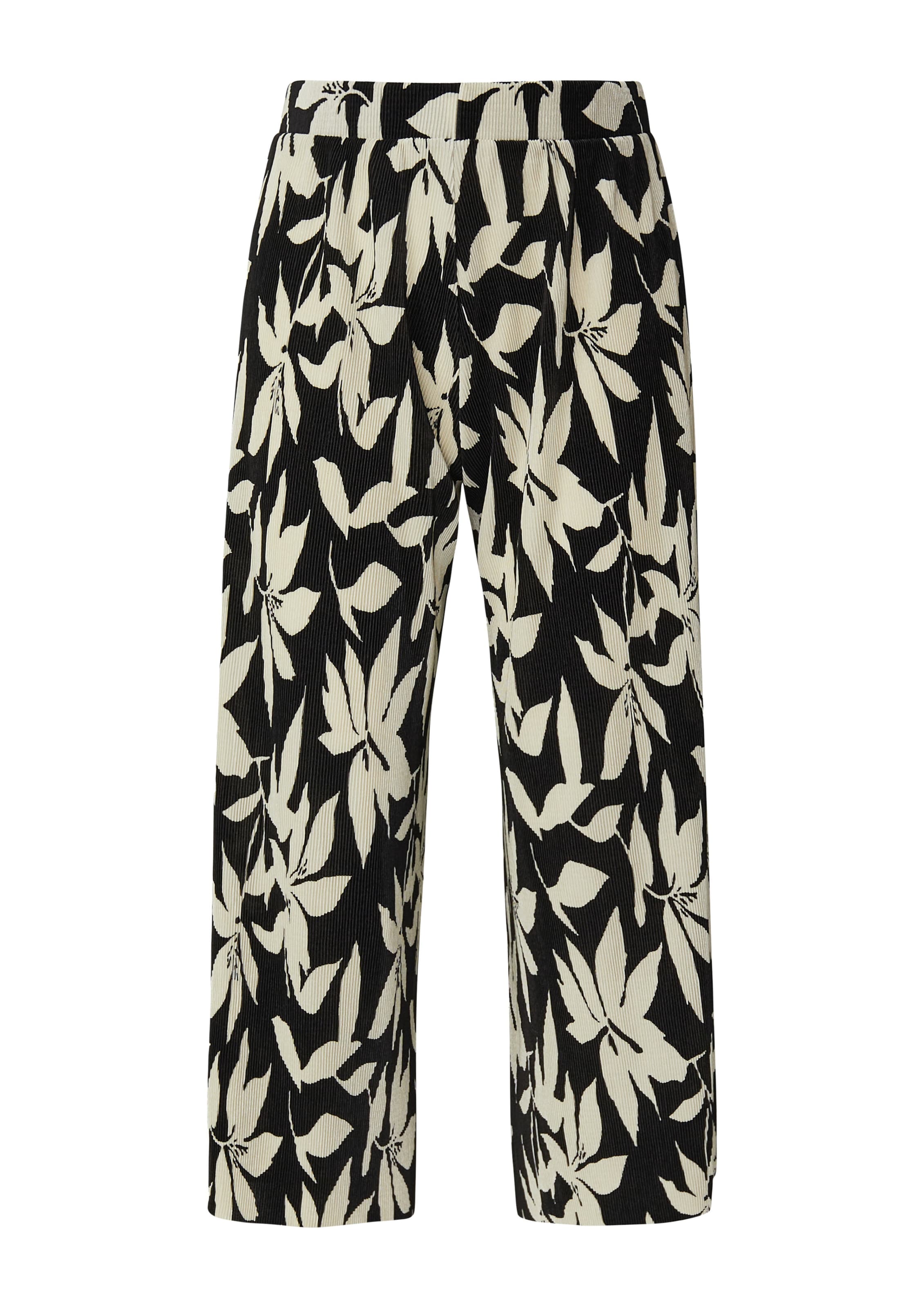Wide Leg Pantalon s.Oliver en noir : devant