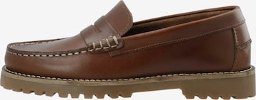 Ca'Shott Mokassin ' CASLENA ' i brun: forside