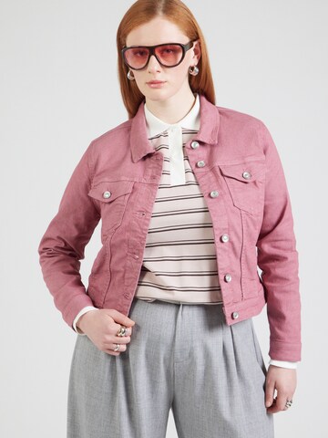 Giacca di mezza stagione 'CARWespa' di ONLY Carmakoma in rosa: frontale