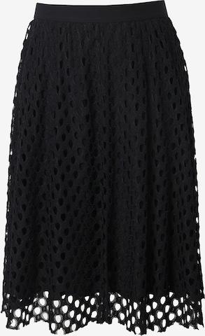 juoda Ulla Popken Sijonas: priekis