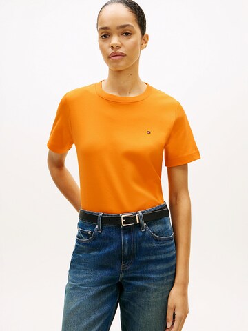 T-shirt TOMMY HILFIGER en orange : devant