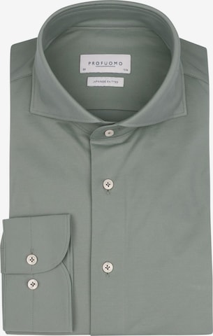 Profuomo Overhemd 'Sky Blue' in Groen: voorkant