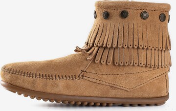 Minnetonka Stiefelette in Braun: predná strana