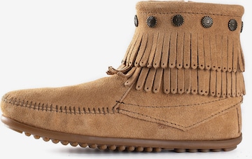 Minnetonka Bootie in Brown: front