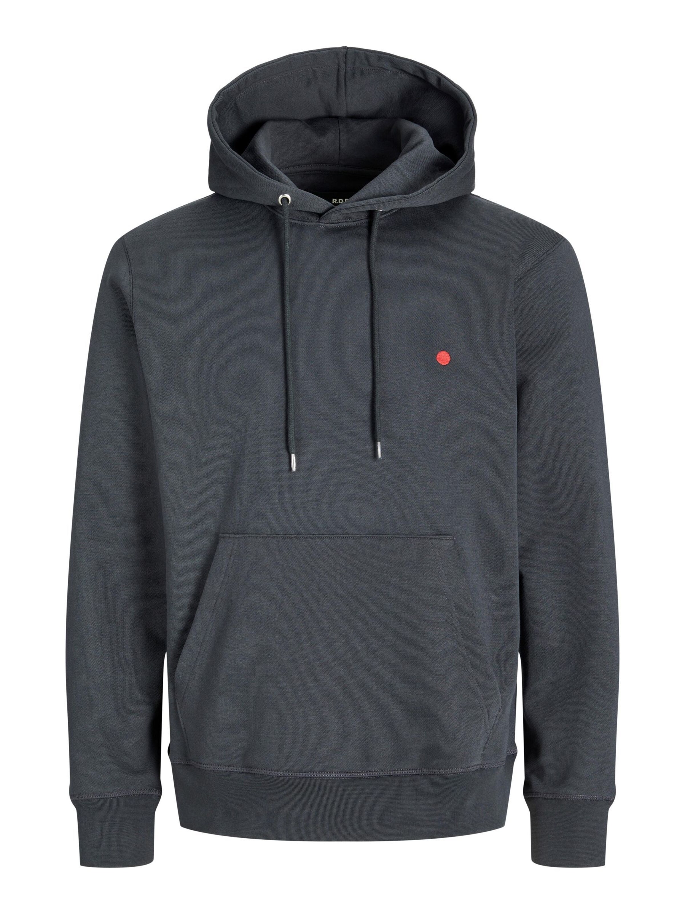 R.D.D. ROYAL DENIM DIVISION Sweatshirt in Grijs: voorkant