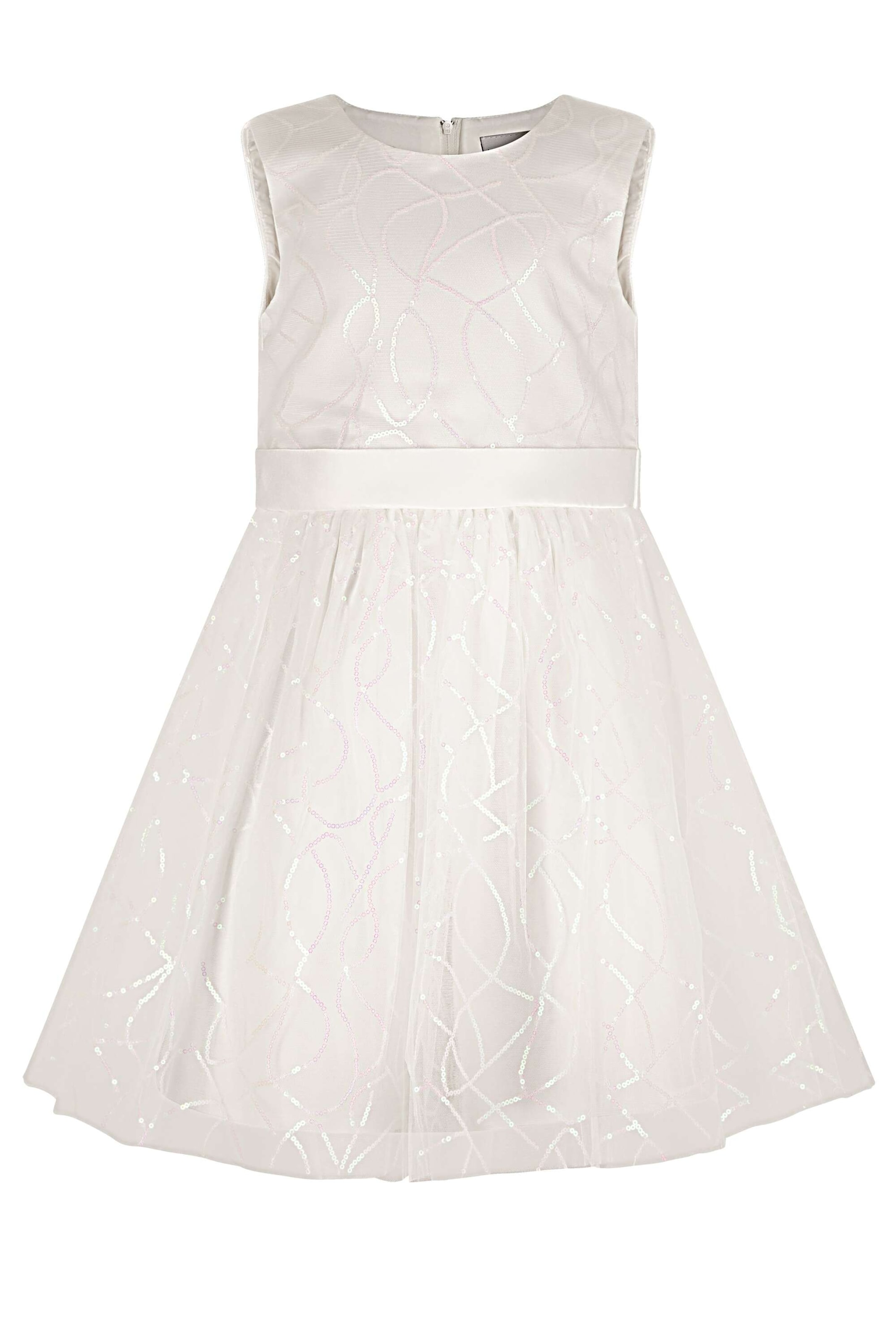 happy girls Φόρεμα σε λευκό: μπροστά