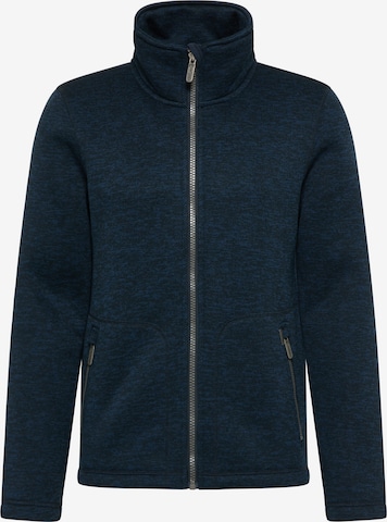 ICEBOUND Fleece jas in Blauw: voorkant