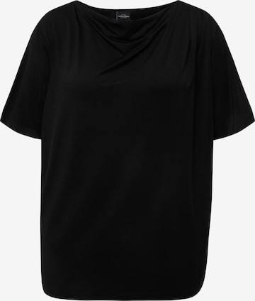 Ulla Popken Shirt in Zwart: voorkant