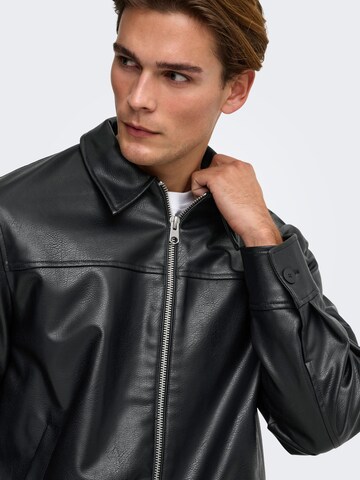 Only & Sons Between-Season Jacket 'ONSPau' in Black