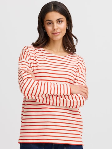 Fransa Shirt ' FRSIVA TEE 5 ' in Rood