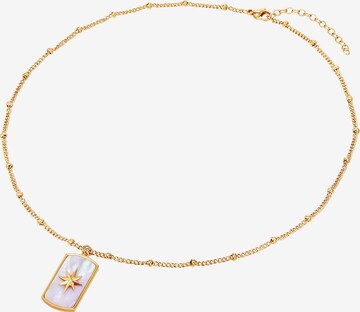 Valero Pearls Necklace in Gold: front