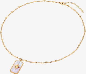 Valero Pearls Necklace in Gold: front