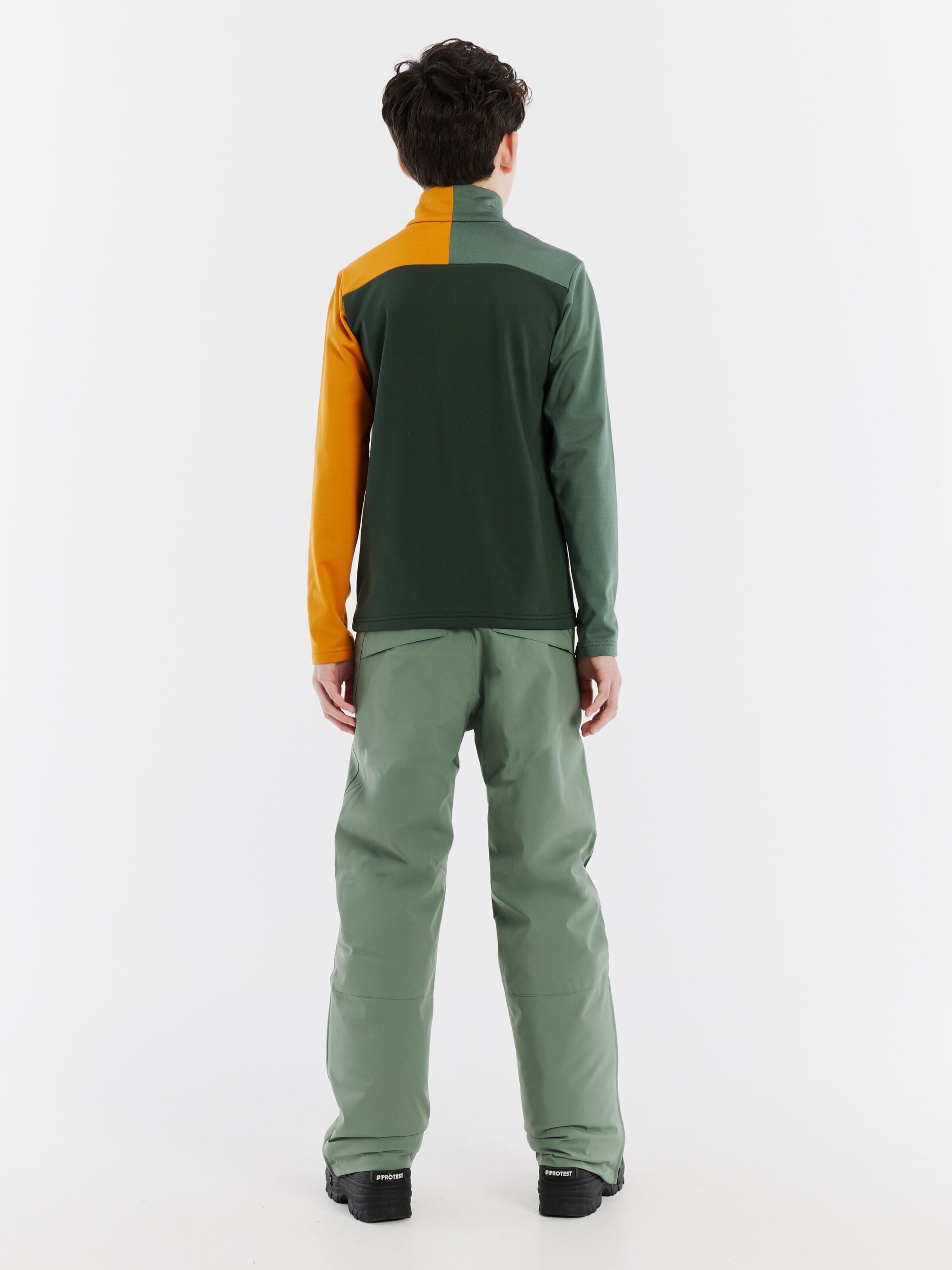 PROTEST Sportief sweatshirt 'PRTMarno JR' in Groen