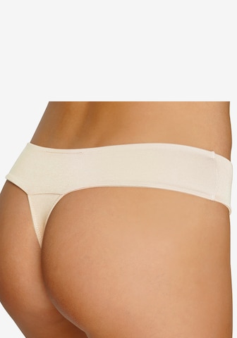 LASCANA Thong in Beige