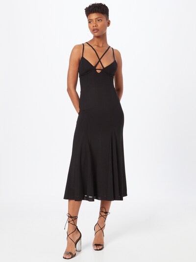 Rochie 'Sofia' Bardot pe negru, Vizualizare model