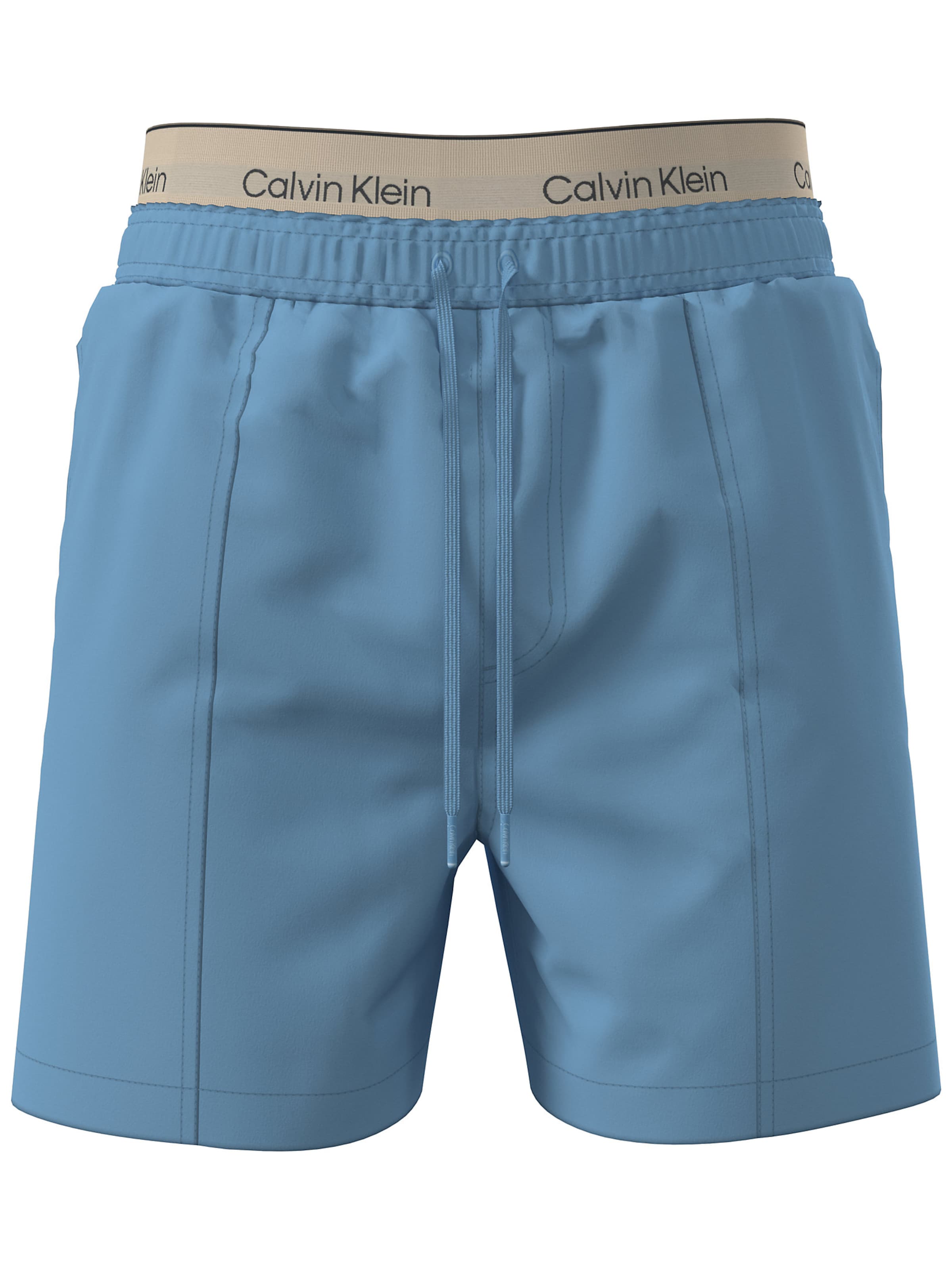 Shorts de bain Calvin Klein Swimwear en bleu : devant