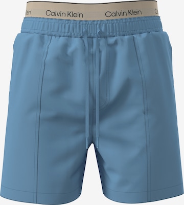 Shorts de bain Calvin Klein Swimwear en bleu : devant