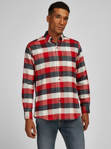 HECHTER PARIS Regular Fit Hemd in Rot: Vorderseite