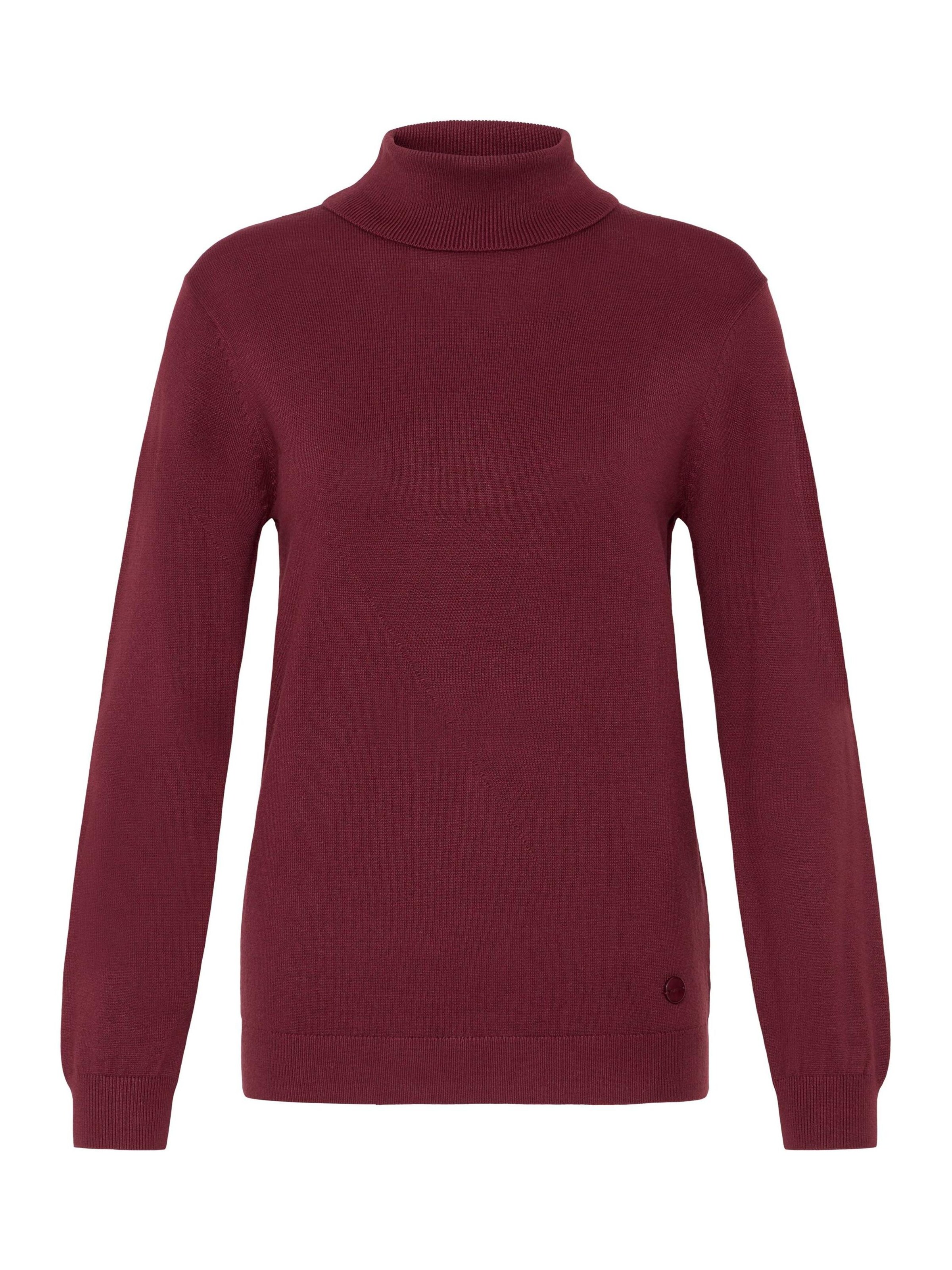 Oxmo - Pullover ' OXAIDA ROLLNECK ' em vermelho: frente
