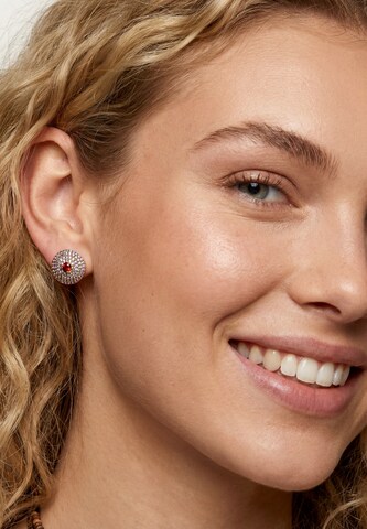 Boucles d'oreilles Gaya en or : devant