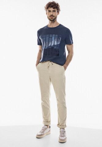 Street One MEN Regular Chino Pants in Beige