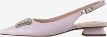 Högl Ballet Flats with Strap 'Jenny' in Purple: front