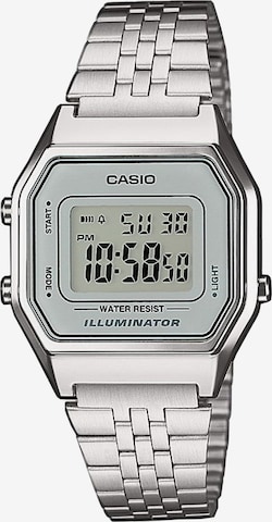 Montre digitale CASIO en argent : devant