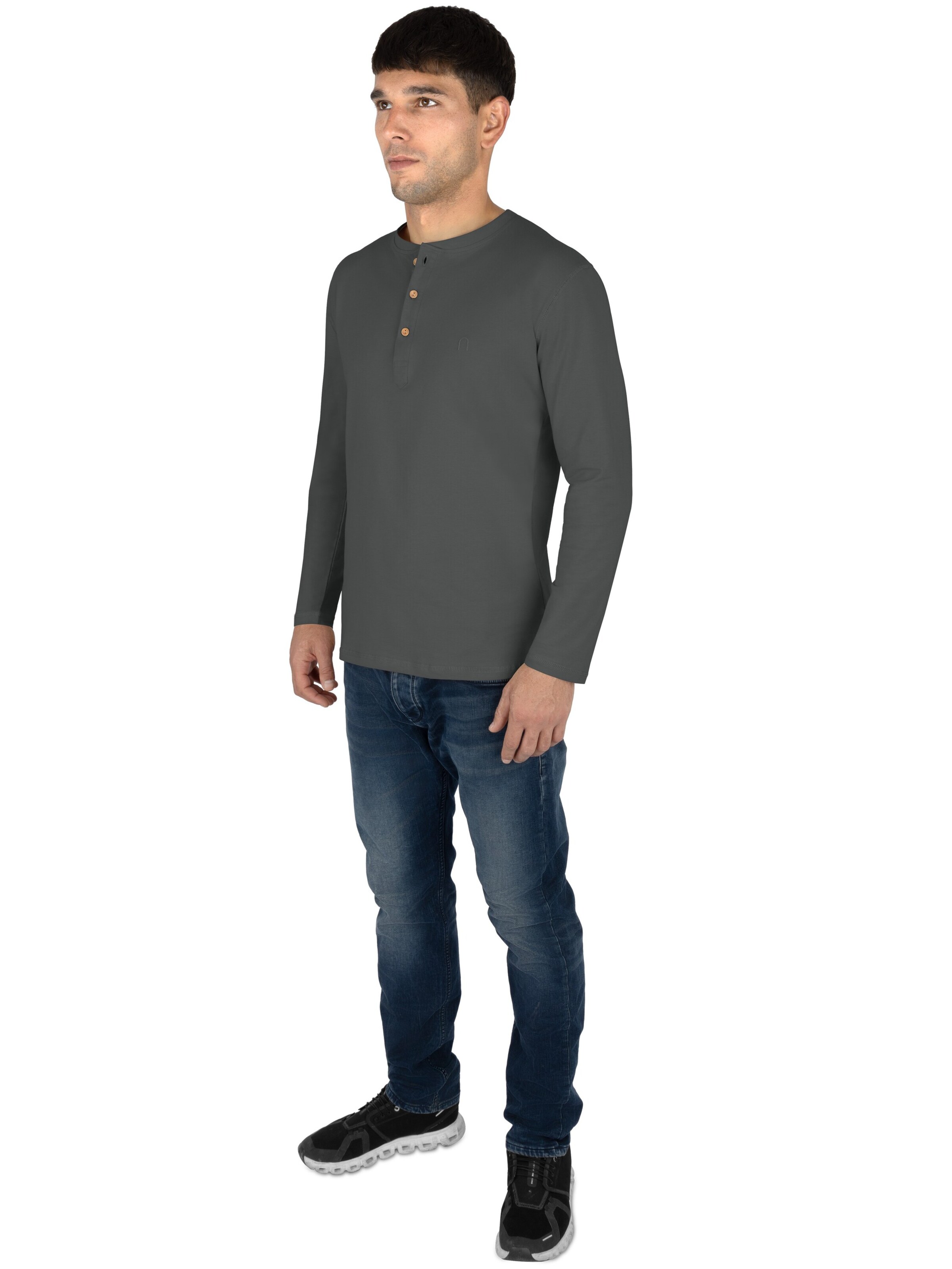 normani Shirt ' Neuville ' in Grey