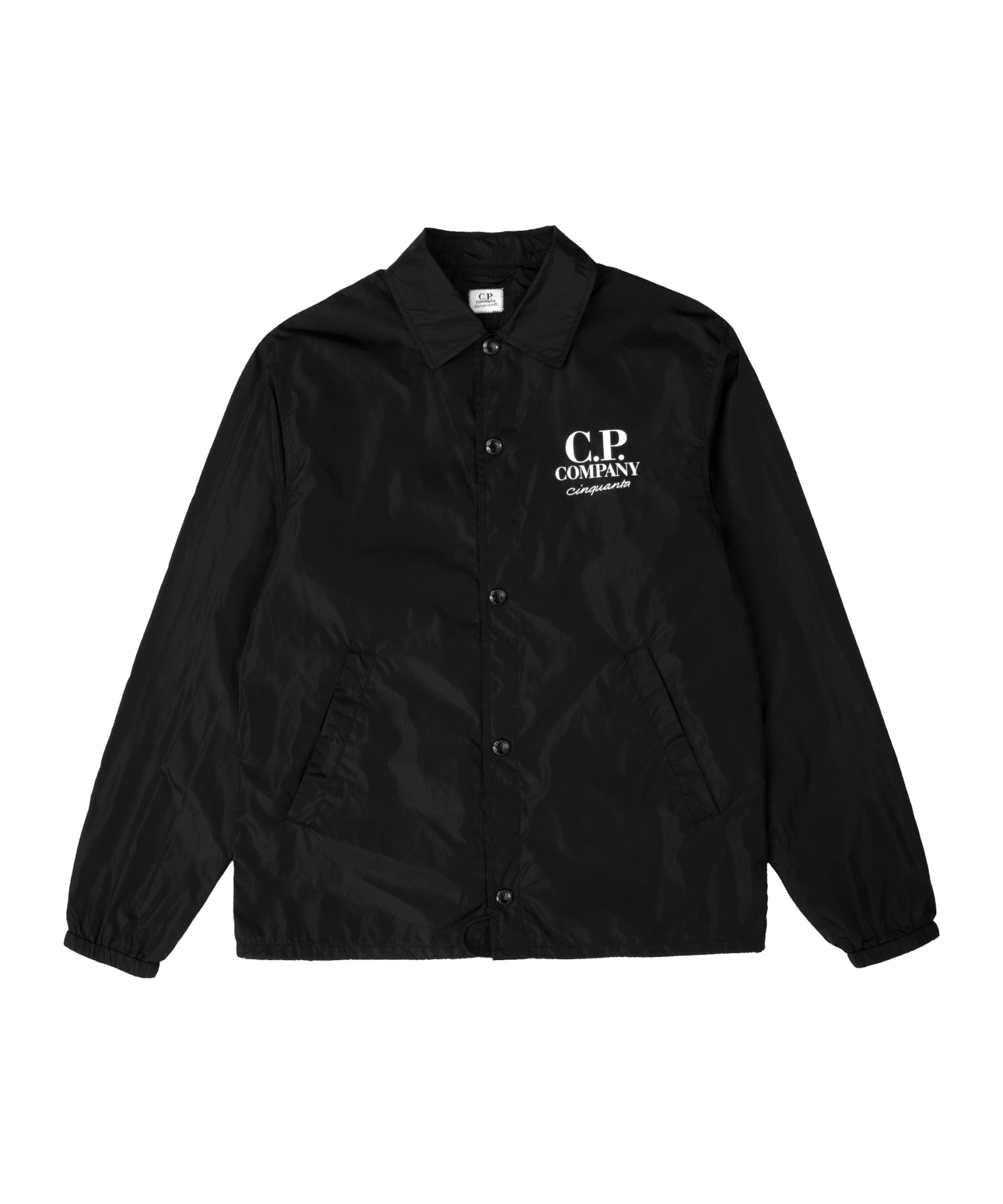 C.P. Company Übergangsjacke in Schwarz: Vorderseite