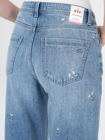 M.O.D MIRACLE OF DENIM Zvonové kalhoty Džíny – modrá