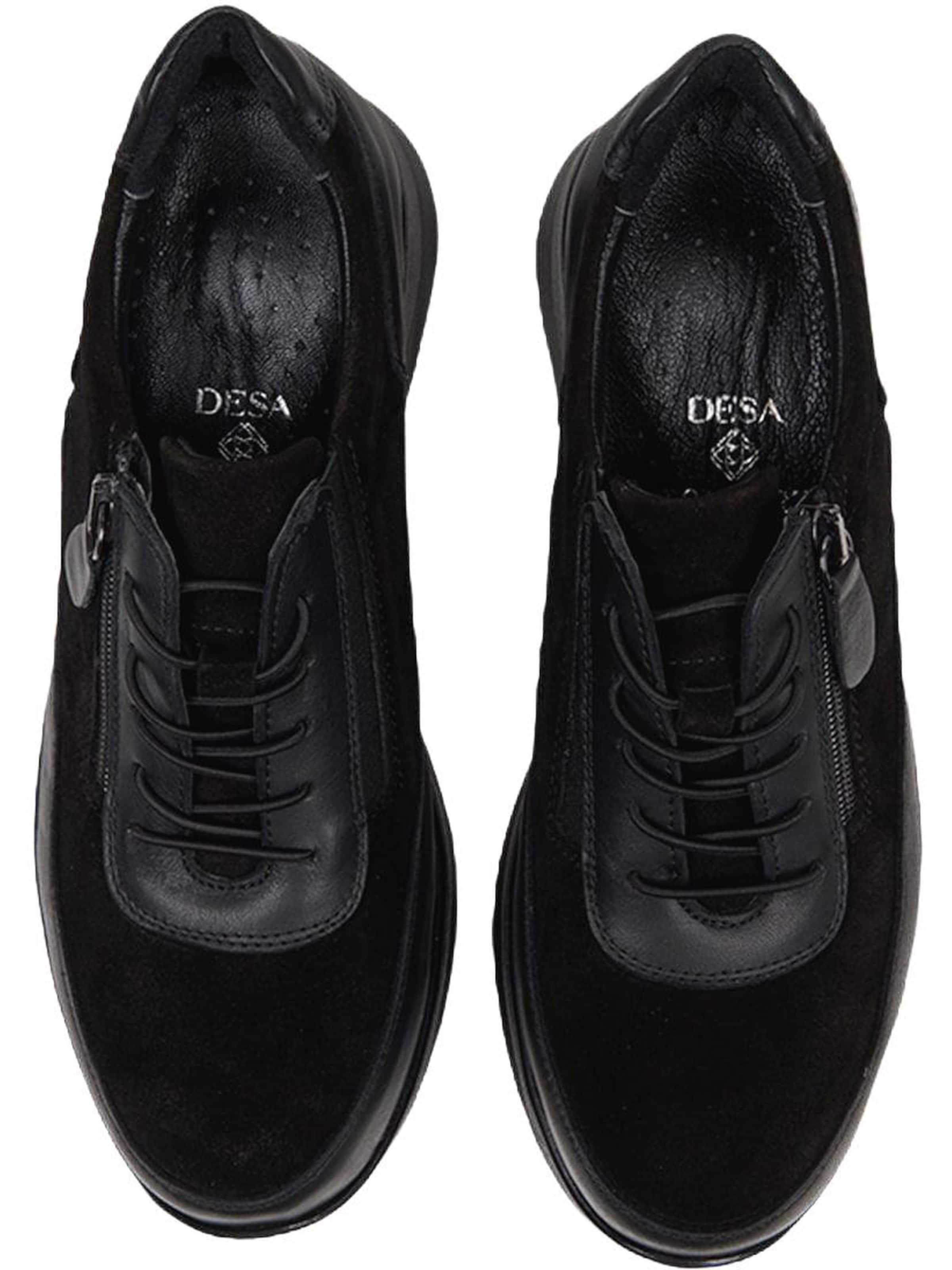Baskets basses 'Sneaker' Desa en noir