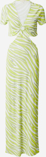 MICHAEL Michael Kors Robe en vert clair / noir / blanc, Vue avec produit