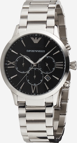 Emporio Armani Analog klokke i sølv: forside