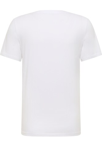 MUSTANG T-Shirt 'Austin' in Weiß