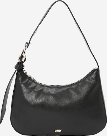 Borsa a spalla di DKNY in nero: frontale