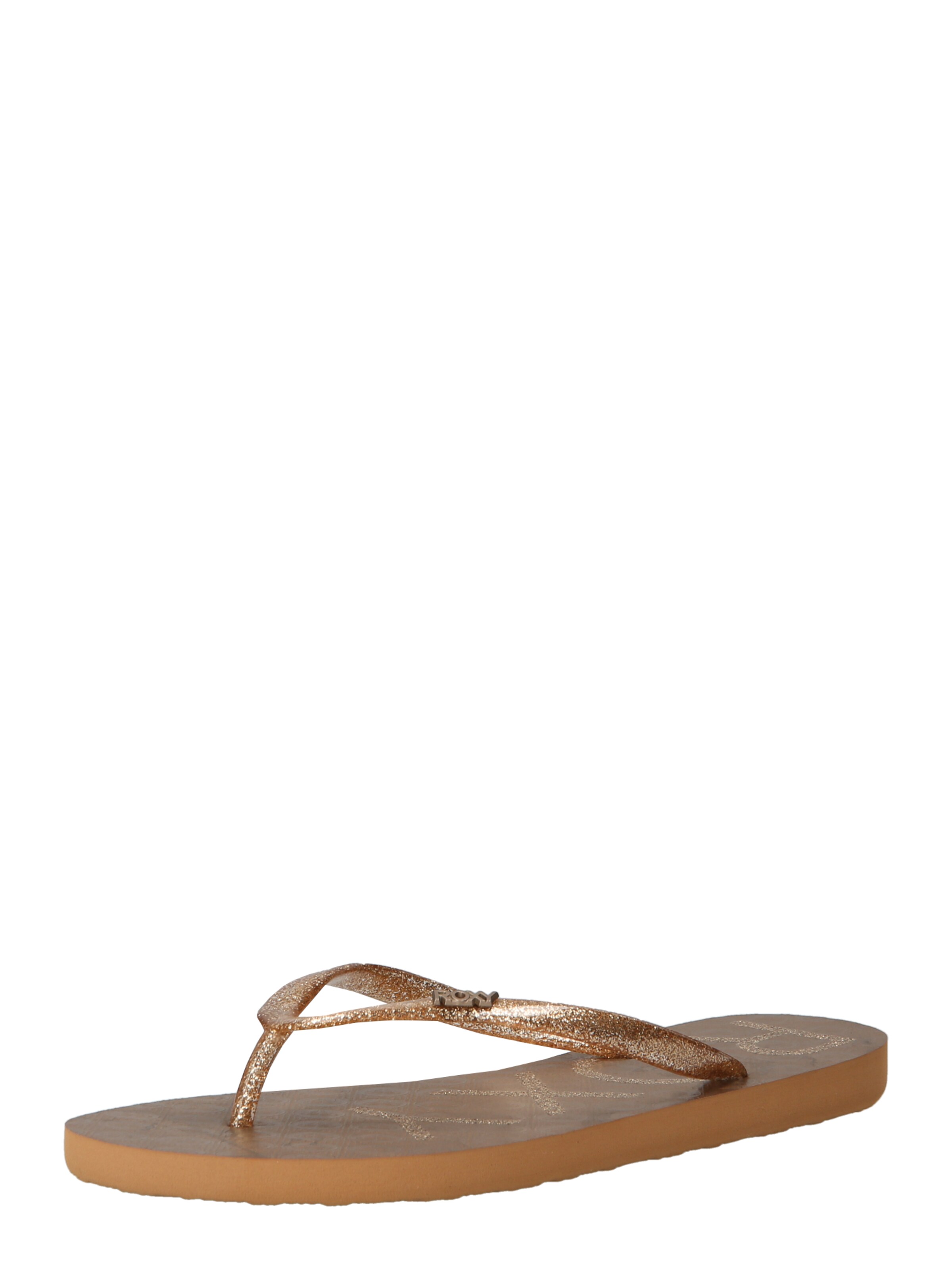 ROXY Teenslipper 'Viva' in Brons: voorkant