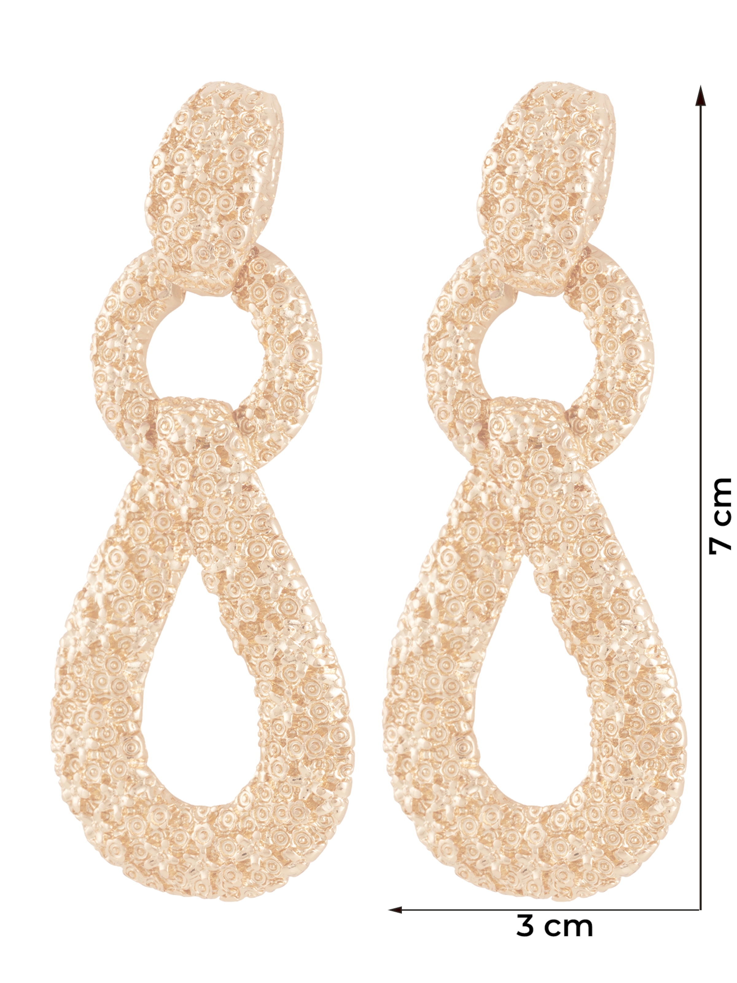 ABOUT YOU Oorbellen &#x27;Mailin&#x27; in Goud: voorkant