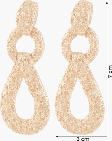 ABOUT YOU Earrings 'Mailin' in Gold: front