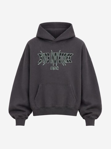 SUITS INDUSTRIES™ Sweatshirt 'Spike Hoodie Anthrazit'‌‌‌ in Grau: Vorderseite
