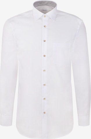 Coupe regular Chemise business SEIDENSTICKER en blanc : devant