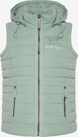 Soccx Bodywarmer in Blauw: voorkant